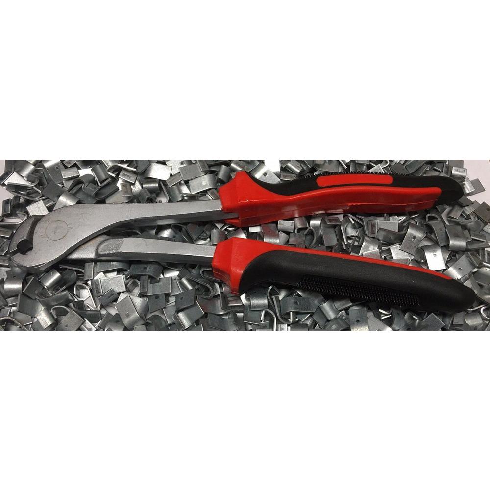 YueCXX j-clip pliers + 2 lbs of j-clips, red handle j-pliers j-clip pliers j-clips j-pliers by rnl rabbitnipples