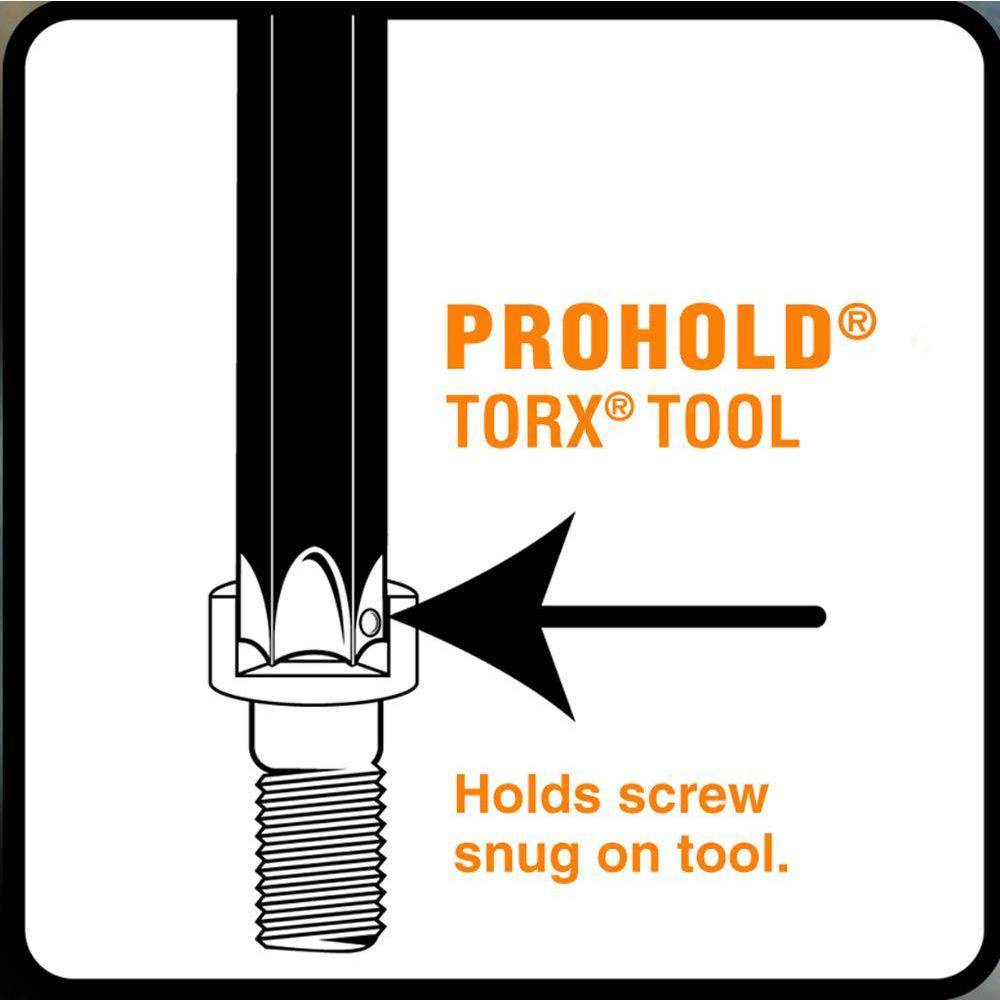 Bondhus t9 prohold torx tip screwdriver tool