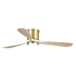parrot uncle ceiling fans with lights and remote modern low profile ceiling fan with light for bedroom 52 inch gold
