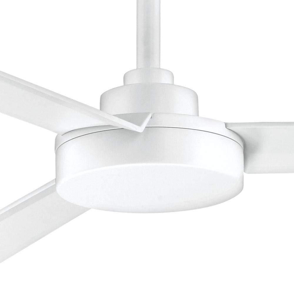 minka aire roto xl 62 in. indoor/outdoor flat white ceiling fan with wall control
