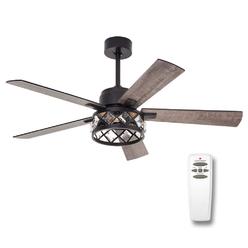 c coral fans ceiling fan with light and remote control 52 inch farmhouse ceiling fan light crystal fandelier fan for indoor use living roo