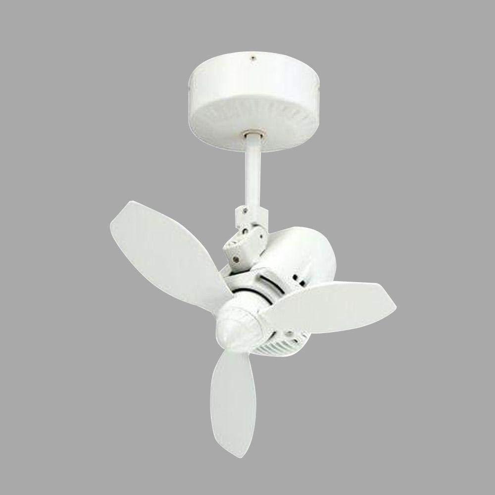 troposair by dan\'s fan city troposair mustang 18 in. oscillating indoor/outdoor pure white ceiling fan