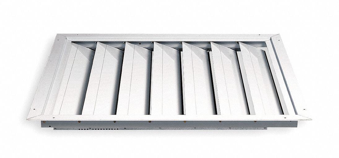 cai - dayton dayton 30" whole house fan premium ceiling shutter/ceiling shutter, 30" x 30" opening required
