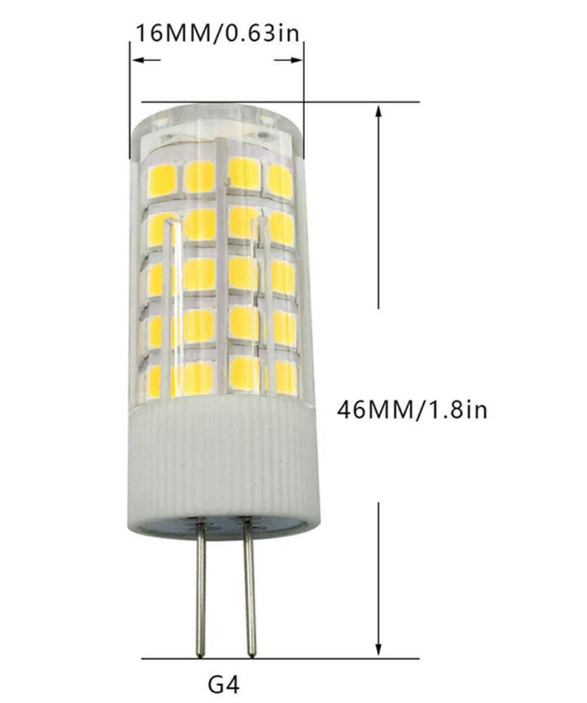 Lief worst Actuator K JINGKELAI g4 led bulbs dimmable g4 bi-pin base 6w(equivalent to 50w  halogen replacement)