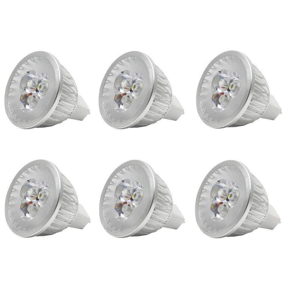 K JINGKELAI mr16 led light bulbs 3w mr16 base led 12v 3w(20w halogen bulb equivalent) cool white led bulb spotlight bulbs for landscape r