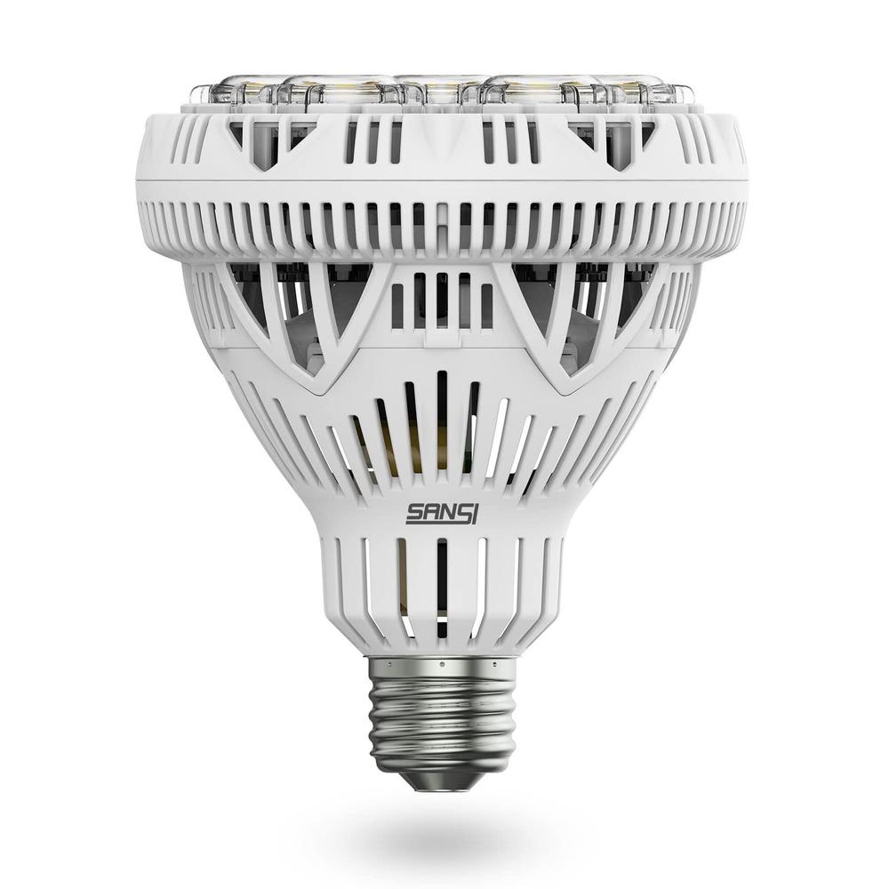 SANSI (updated) br30 30w led light bulb, 250-300w equivalent, 5000k daylight, 4000lm super bright bulb, non-dimmable, cri80, e26 ba