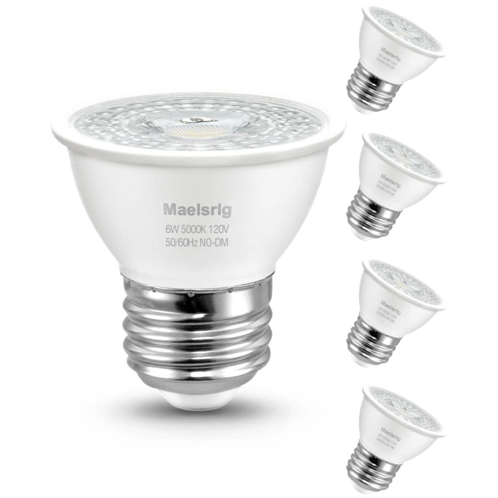Recessed Spring Bulb Maelsrlg maelsrlg par16 led short neck recessed spotlight bulb, 6w(60w ...
