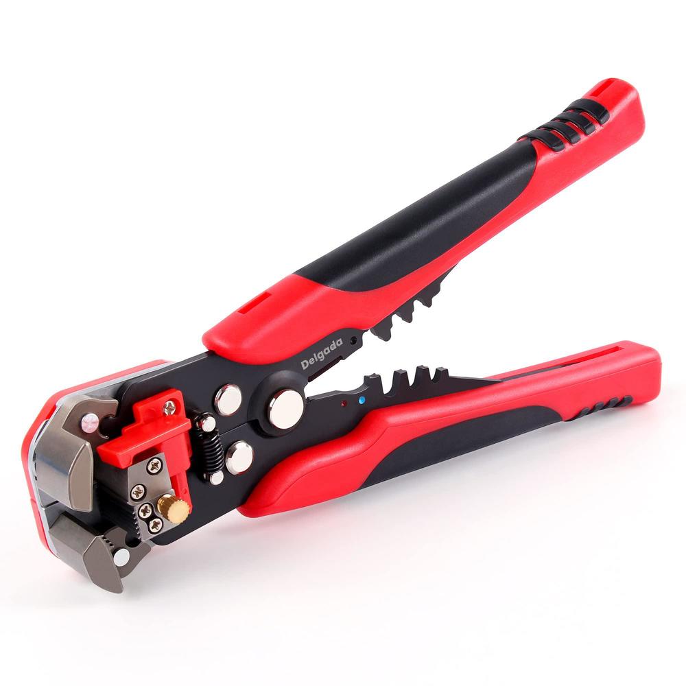delgada wire stripper tool and wire stripper with wire stripping tool and wire stipping plier for stripping wire from awg 24-