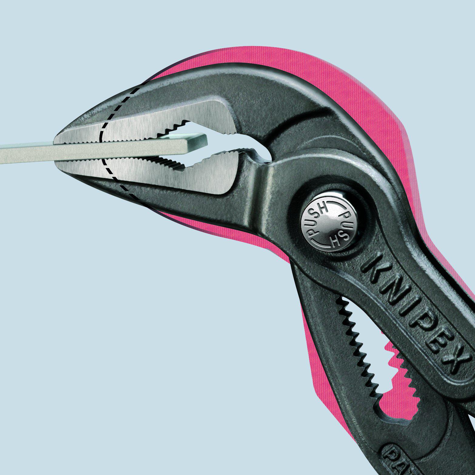 knipex - 87 51 250 tools - cobra es extra-slim pump pliers (8751250)