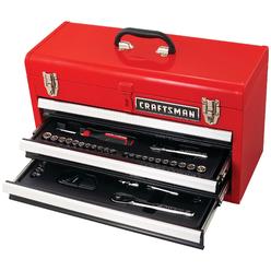 craftsman mechanic tool set, 104 pieces, includes 20.5 drawers, 3-compartments (cmmt45068)