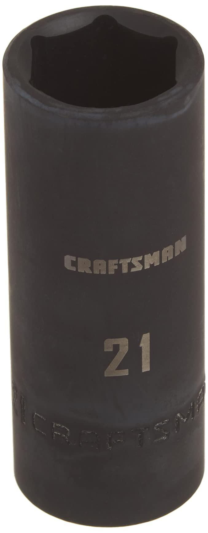 craftsman deep impact socket, metric, 1/2-inch drive, 21mm (cmmt16081)