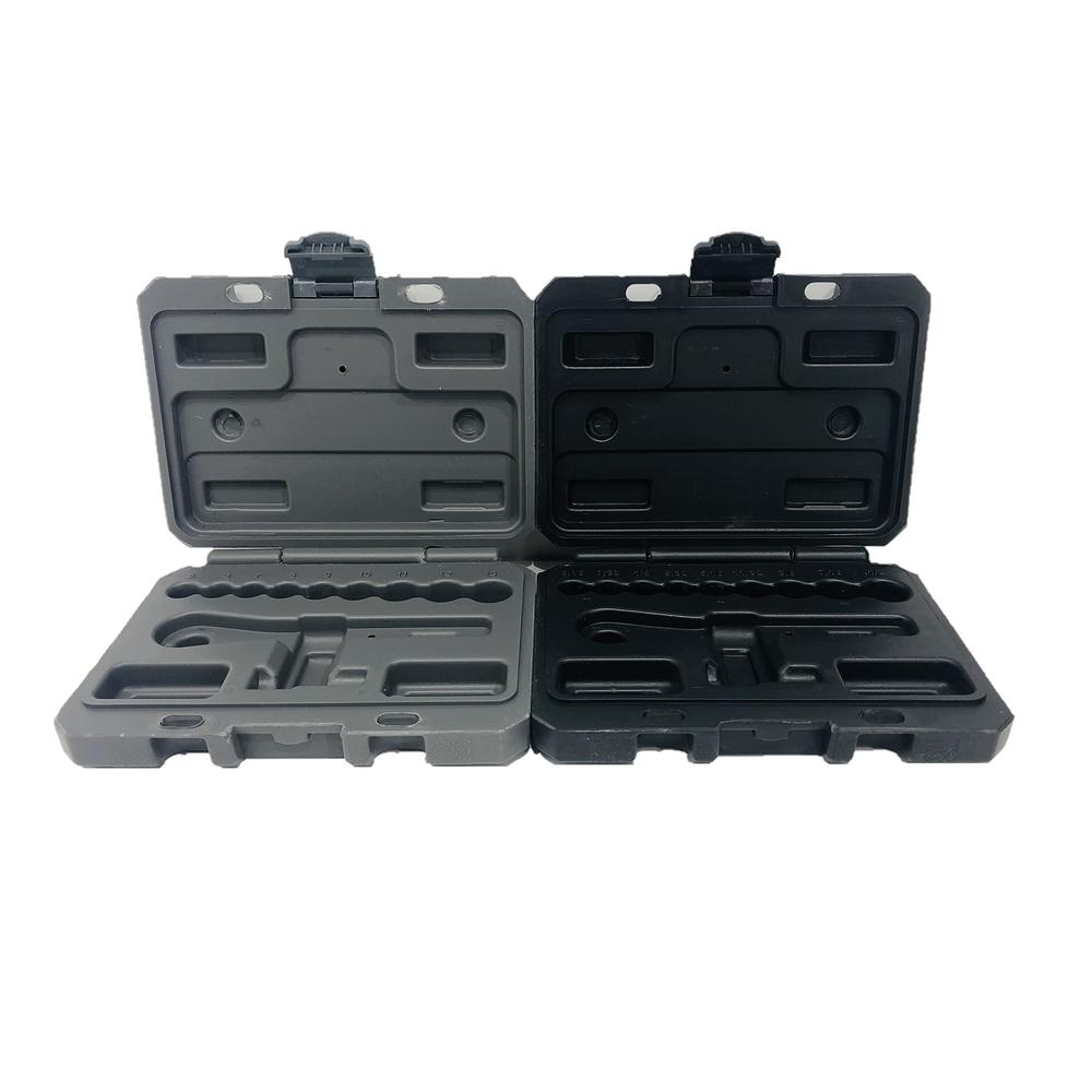 Craftsman empty replacement craftsman case, 11 piece standard & 11 piece metric 1/4 drive ratchet socket set (empty cases)