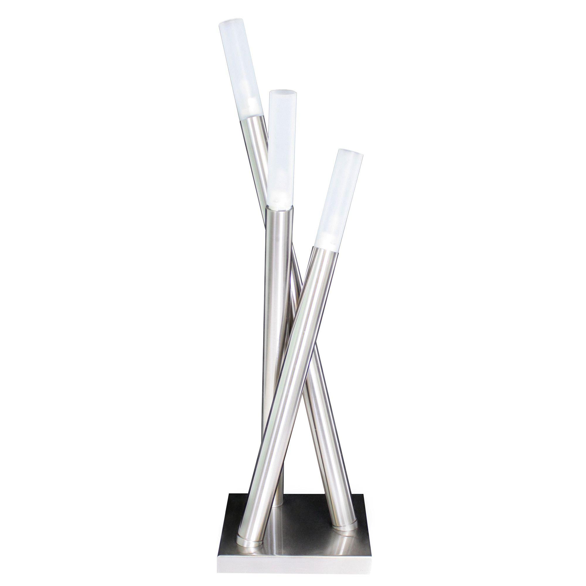 lumisource lsh-icicle tbl icicle contemporary chrome table lamp