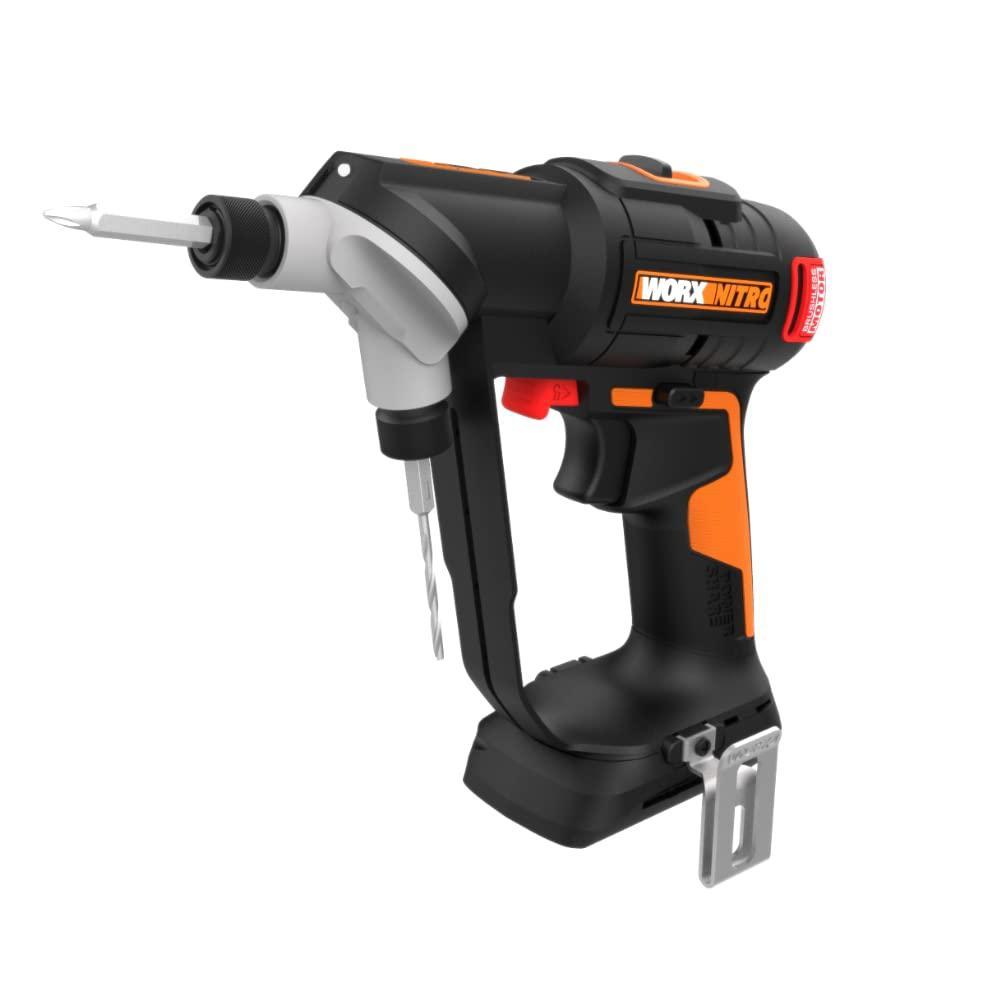 worx nitro 20v brushless switchdriver 2.0 2-in-1 cordless drill & driver - wx177l.9 (tool only)