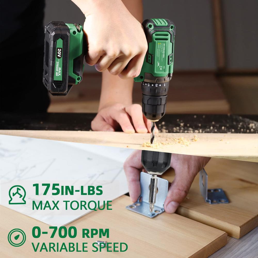 Altocraft Usa altocraft cordless drill/driver kit 20v max,power battery ...