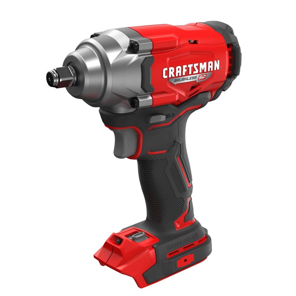 craftsman 20v brushless cordless impact driver, 1/2 in, tool only (cmcf921b)