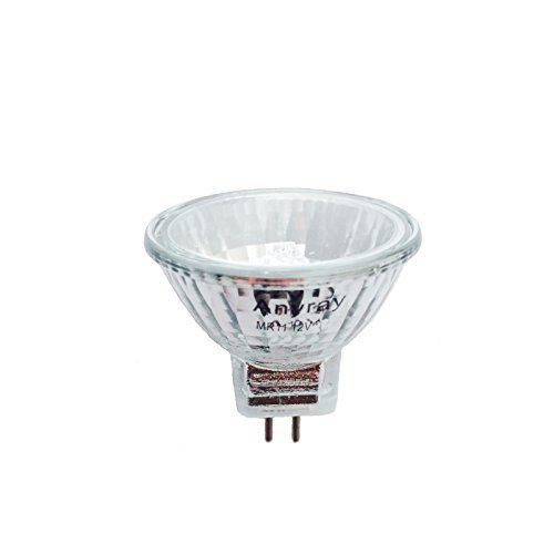 anyray a1873y (1-bulb) 24v 20-watts mr11 20w halogen flood reflector fiber optic light bulb 24volts