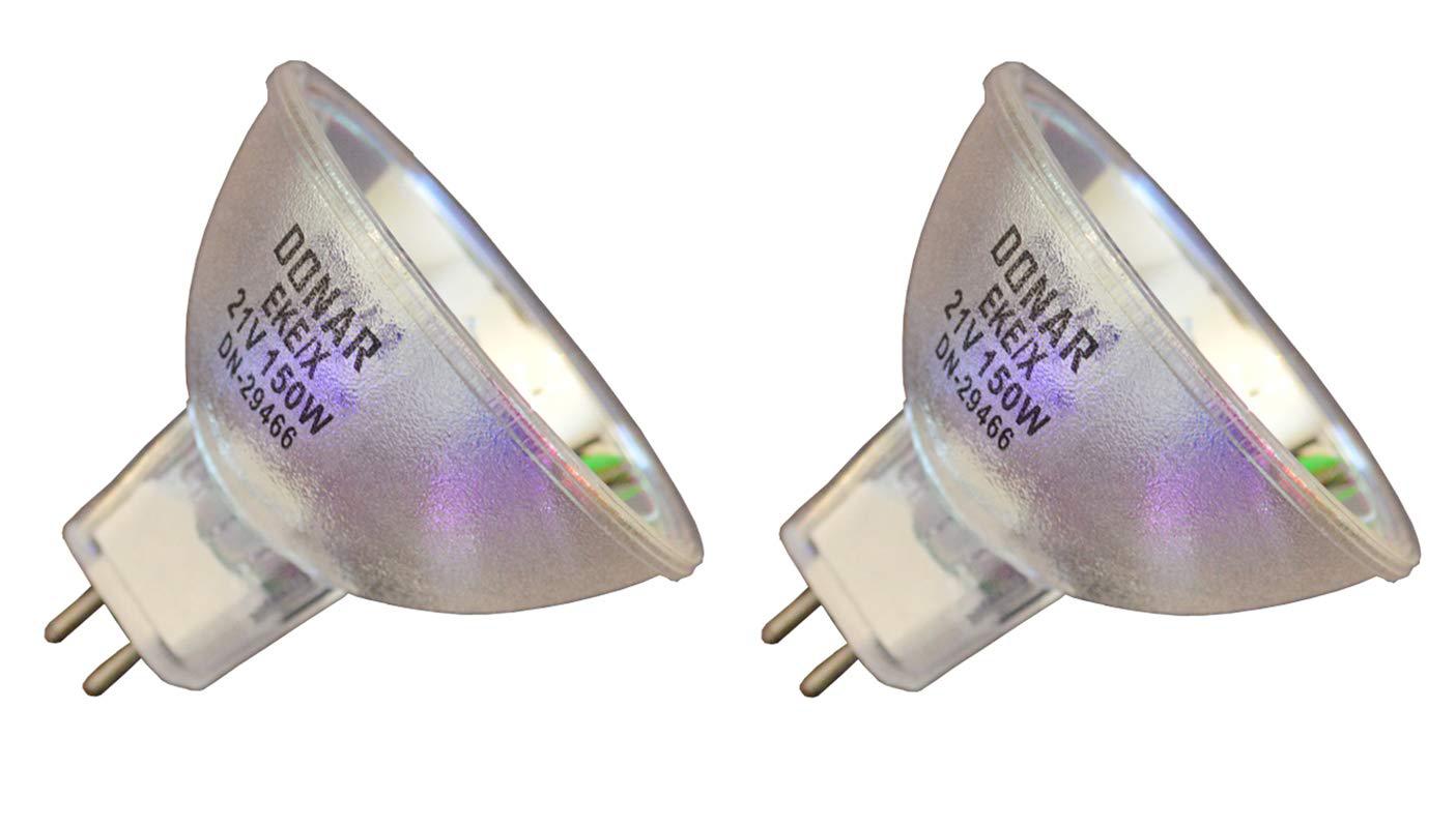 donar 2pcs eke /x 21v 150w bulb for dolan jenner fiber-lite 176 , 180 high intensity illuminator , 180 light source 181 181-1