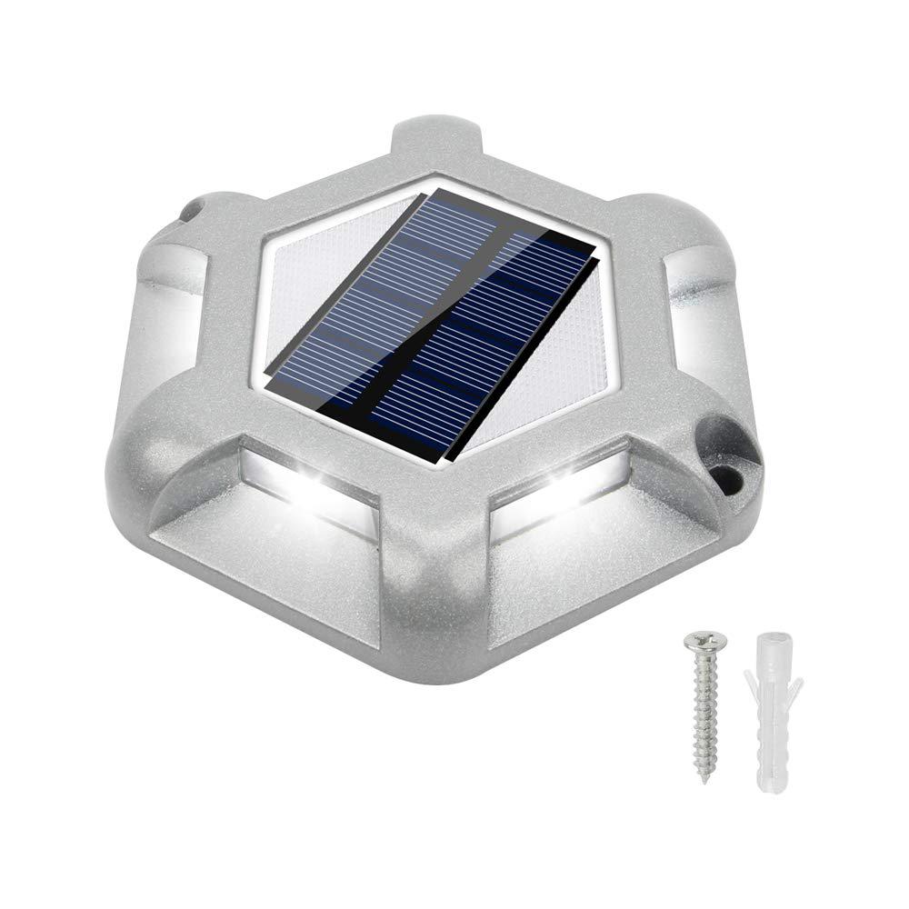 Volisun solar deck lights driveway dock lights volisun 1 pack