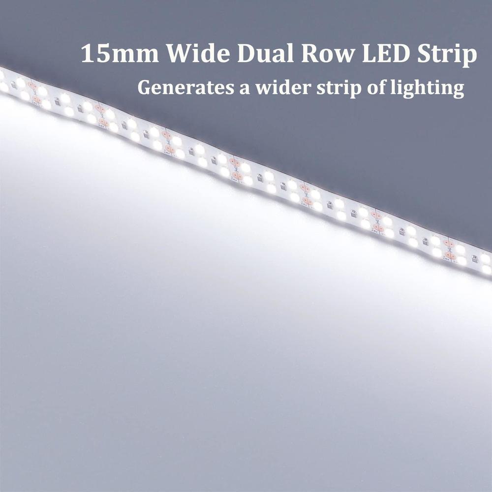 24V Ruban LED 5M Étanche Blanc Chaud 2240LM-M Dimmable CRI 92 ,CE UL 24V Ruban LED 5M Étanche Blanc Chaud 2240LM-M Dimmable CRI 92 ,CE UL