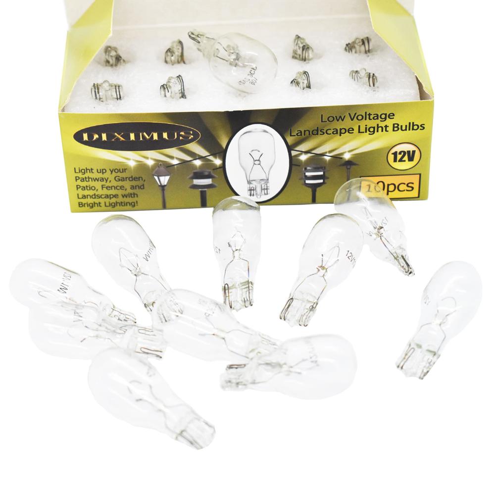 diximus - 12 volt 7 watt low voltage t5 landscape bulb - landscape light bulbs - low voltage landscape light bulbs - 10 pack