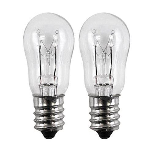 OCS Parts 2 pack - general electric we4m305 dryer light bulb. 10-watts -2 pack