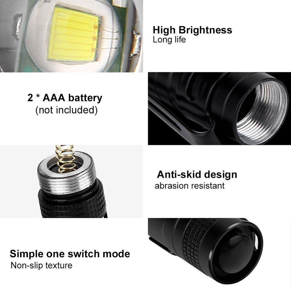 gorgeri for high lumen pen light rechargeable mini flashlight led torch, portable flash light ultra bright led flashlight min