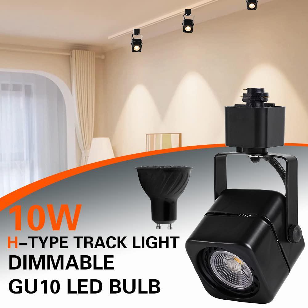 eaglod 10w dimmable led track lighting heads,h type track lighting rail ceiling spotlight, linear track light halo type -4000