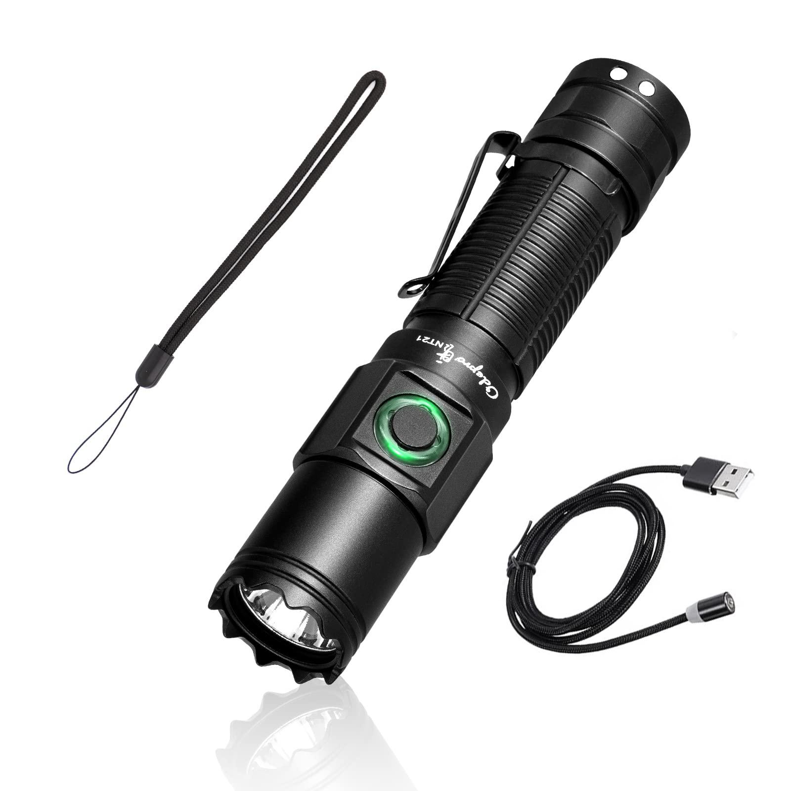Odepro odepro nt21 1200 lumen small bright rechargeable flashlight with