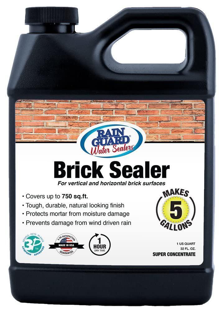 rain guard water sealers - brick sealer - penetrating water repellent protection for all porous brick surfaces - water-based 