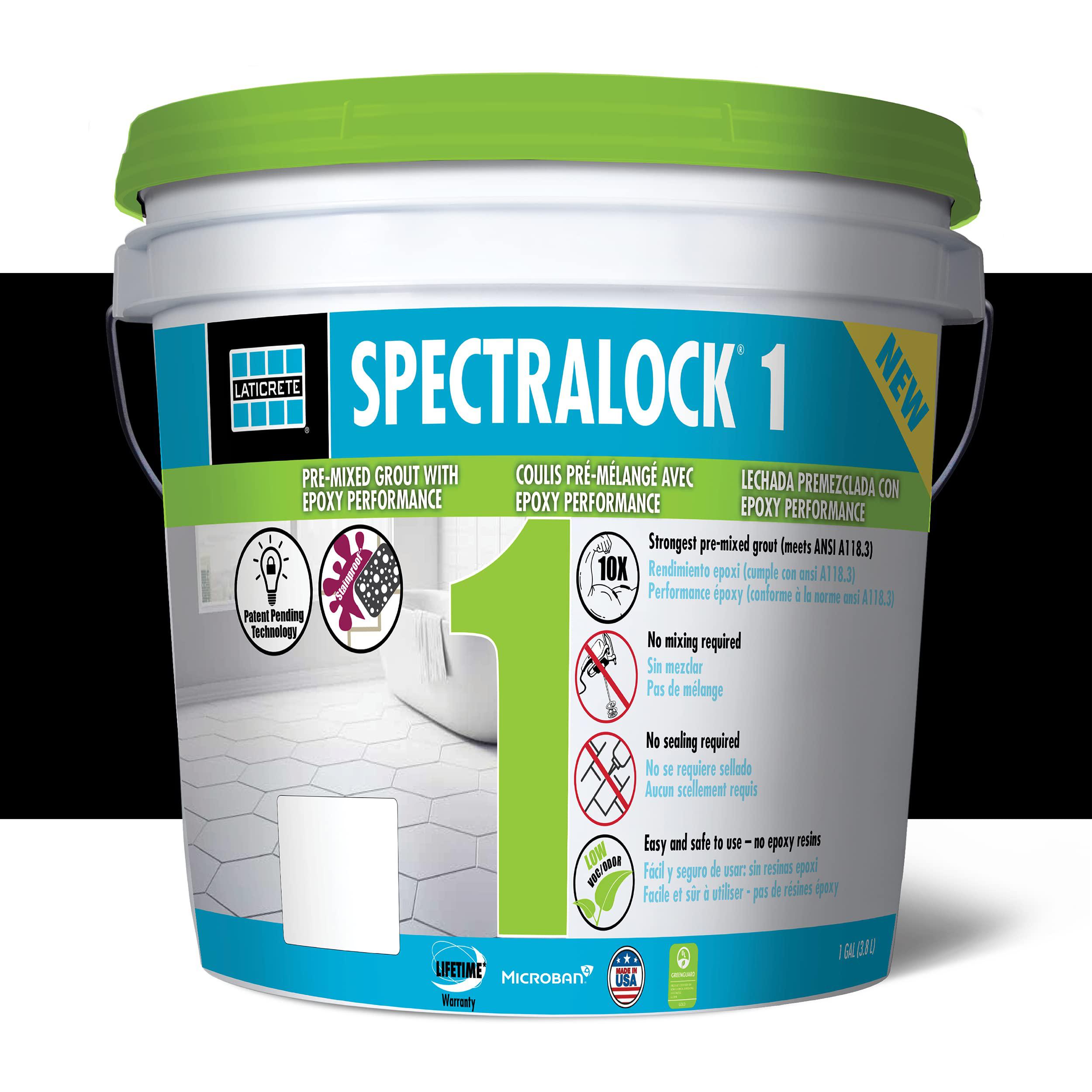 Laticrete laticrete spectralock 1 premixed grout 22 midnight black