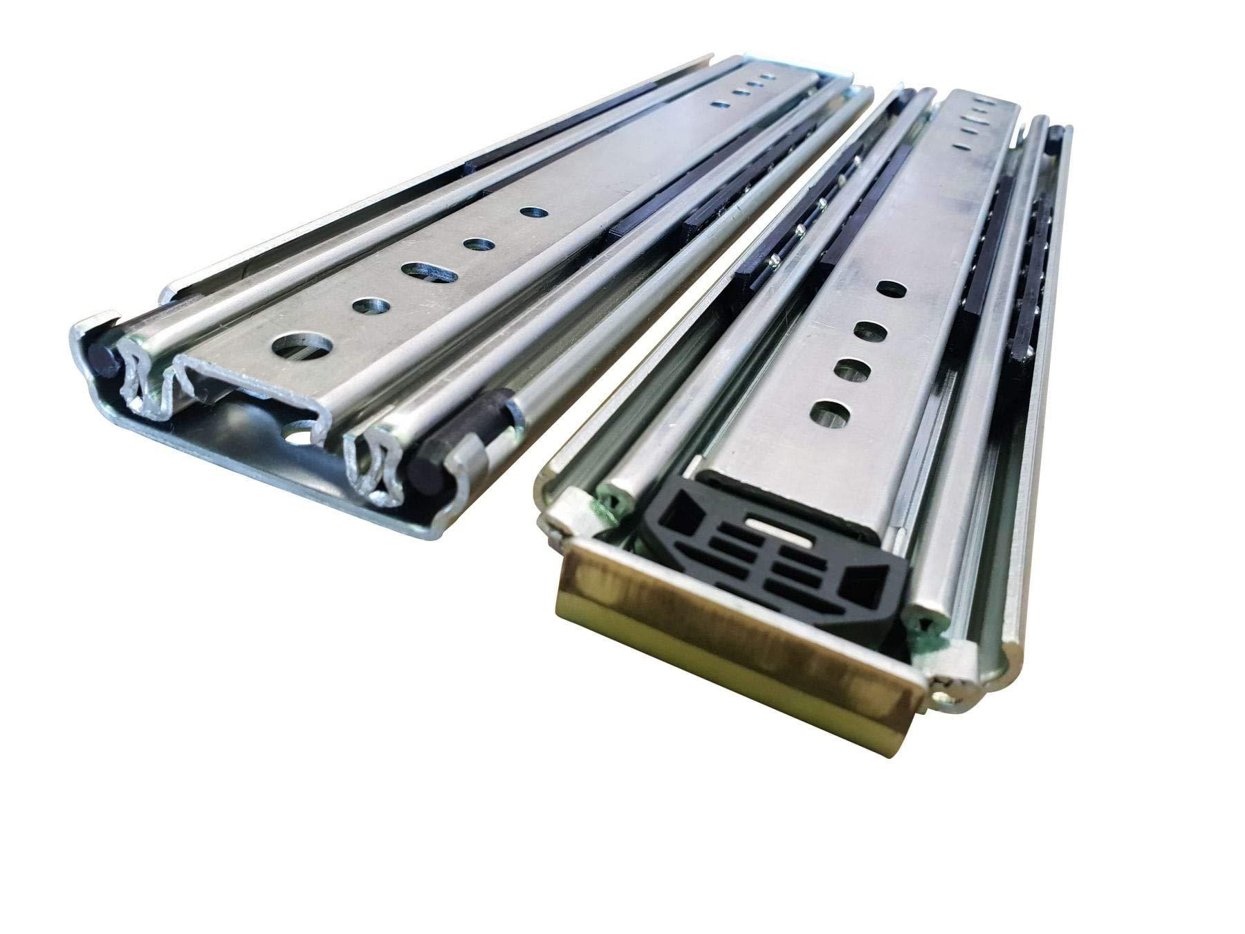 firgelli automations industrial heavy duty drawer slides, 500 lb capacity, 50 inch length
