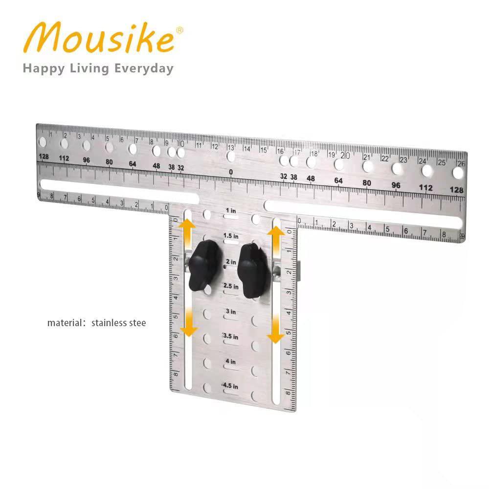mousike pull metal template? handle drill mounting template for
