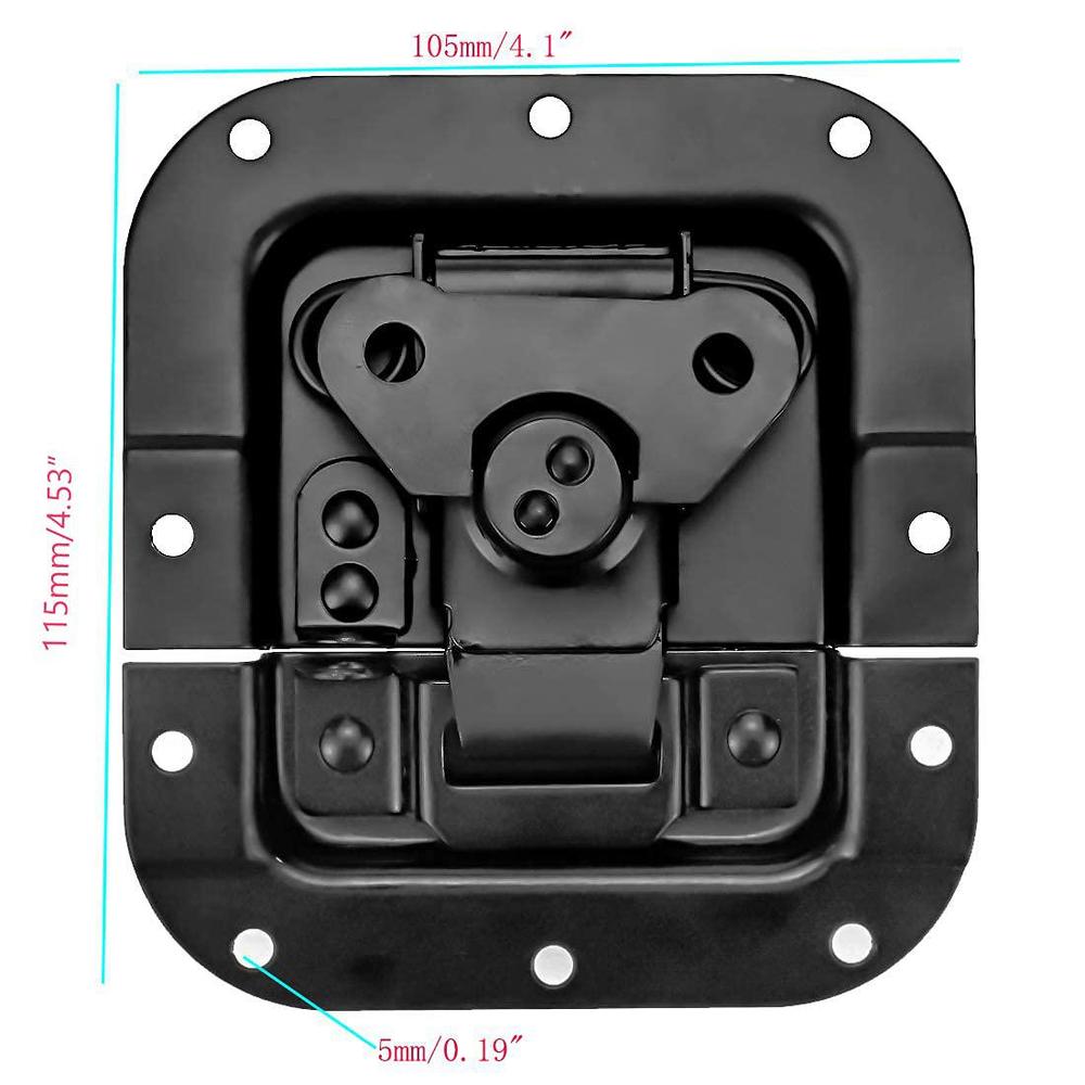 Semetall semetall spring loaded recessed latch 2 pack heavy duty 10 ...
