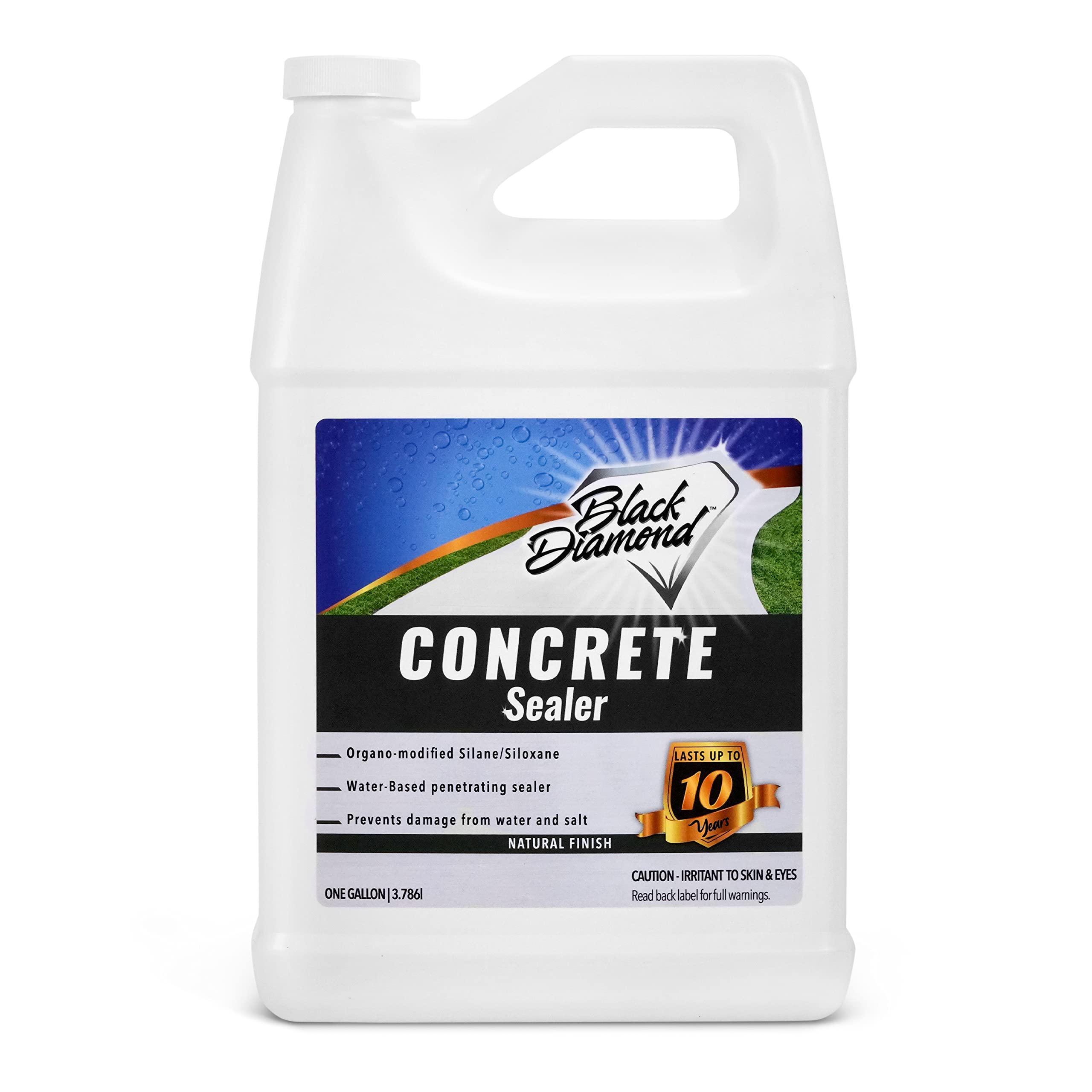 Black Diamond Stoneworks concrete sealer clear penetrating waterproofing spray, the best sealant to seal your driveway, cement patio pavers, brick, st