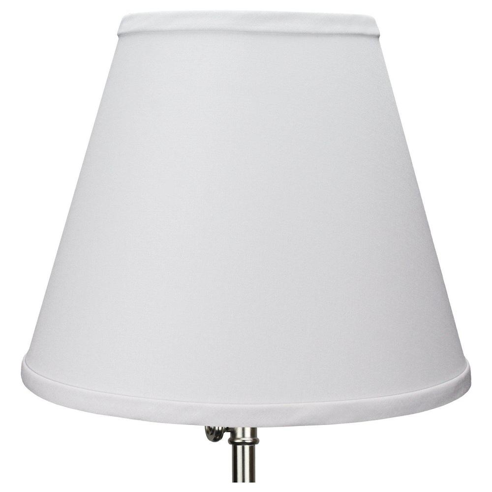 www.FenchelShades.com fenchelshades.com lampshade 6" top diameter x 11" bottom diameter x 9" slant height with washer (spider) attachment for lamps