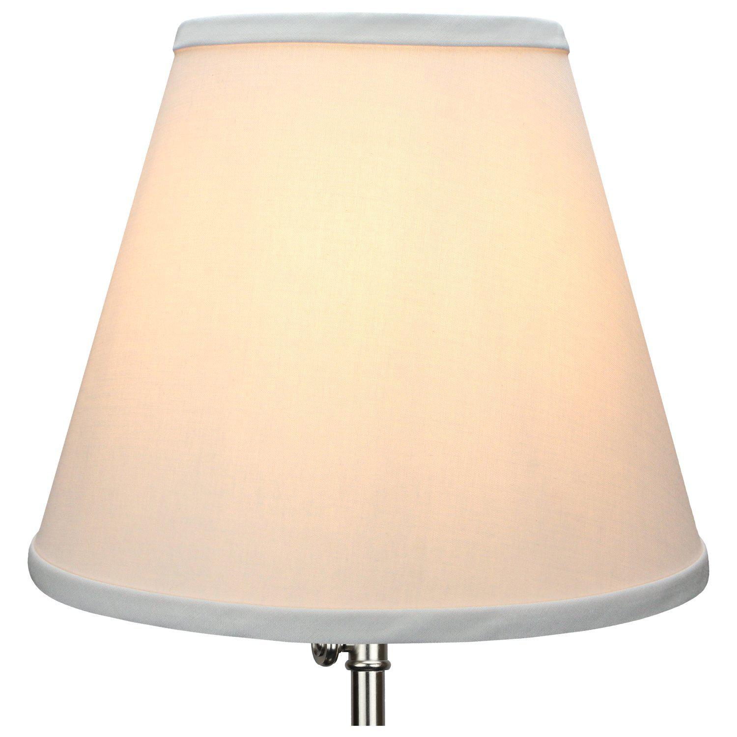 www.FenchelShades.com fenchelshades.com lampshade 6" top diameter x 11" bottom diameter x 9" slant height with washer (spider) attachment for lamps