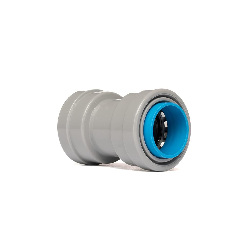 quick fitting 1/2" pvc conduit coupling fitting | push install electrical fittings with slip clip removal tool | for pvc rigi