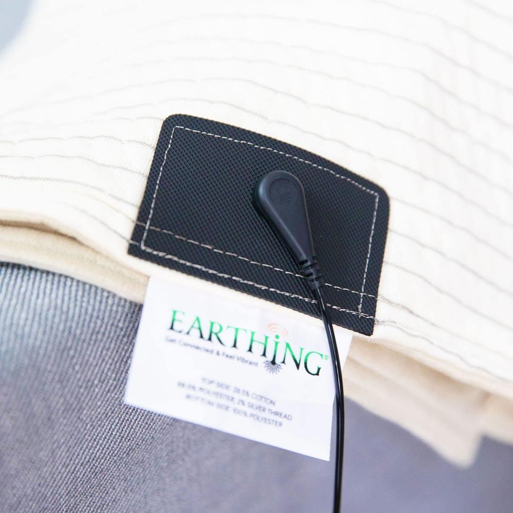 Earthing grounding throw kit, grounding blanket, grounding sheet for
