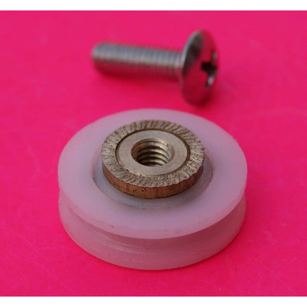 Linwnil Replacement Shower Door Rollers runners wheels Grooved 19mm linwnil-replacement-shower-door-rollers-runners-wheels-grooved-19mm