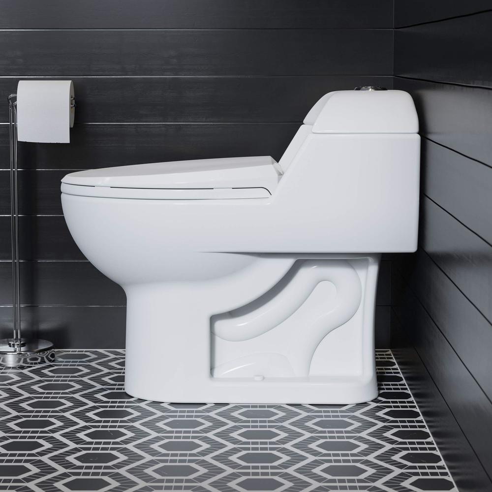 Swiss Madison Well Made Forever swiss madison sm-1t803 chateau elongated toilet dual flush 0.8/1.28 gpf (soft closing quick release seat included)