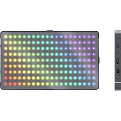 digipower #goviral rgb led light panel, 276leds, 24 brightness settings, 25 color temperatures, 21 rgb color-spectrum presets