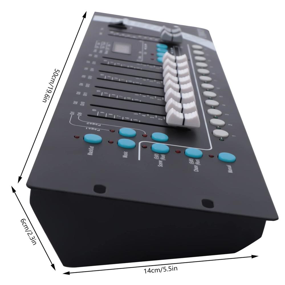 yiyibyus dmx light controller 192 channels dmx lighting console dmx512 simple automatic operation lighting board controller for stage 