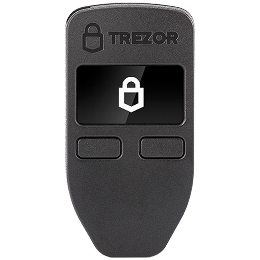 ZaNa Design trezor model one - crypto hardware wallet - the most trusted cold storage for bitcoin, ethereum, erc20 and many more (black)