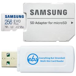 moric samsung 256gb evo plus microsd memory card works with lenovo tab p12 pro, yoga tab 11 (mb-mc256ka) class 10 4k uhs-1 a2 v30 u