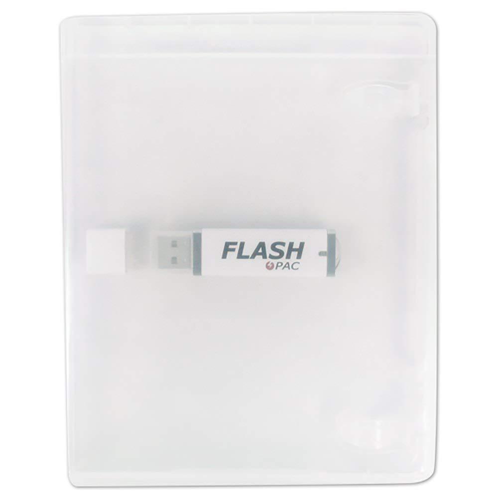 ADATA usdm flash pac usb flash drive case super clear with logo - 25 pack