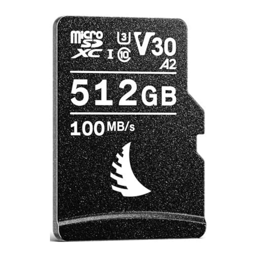 Genericer angelbird - av pro microsd v30 memory card - 512 gb - uhs-i a2 - (incl. full-sized sd card adapter) - 4k+ photo and video - d