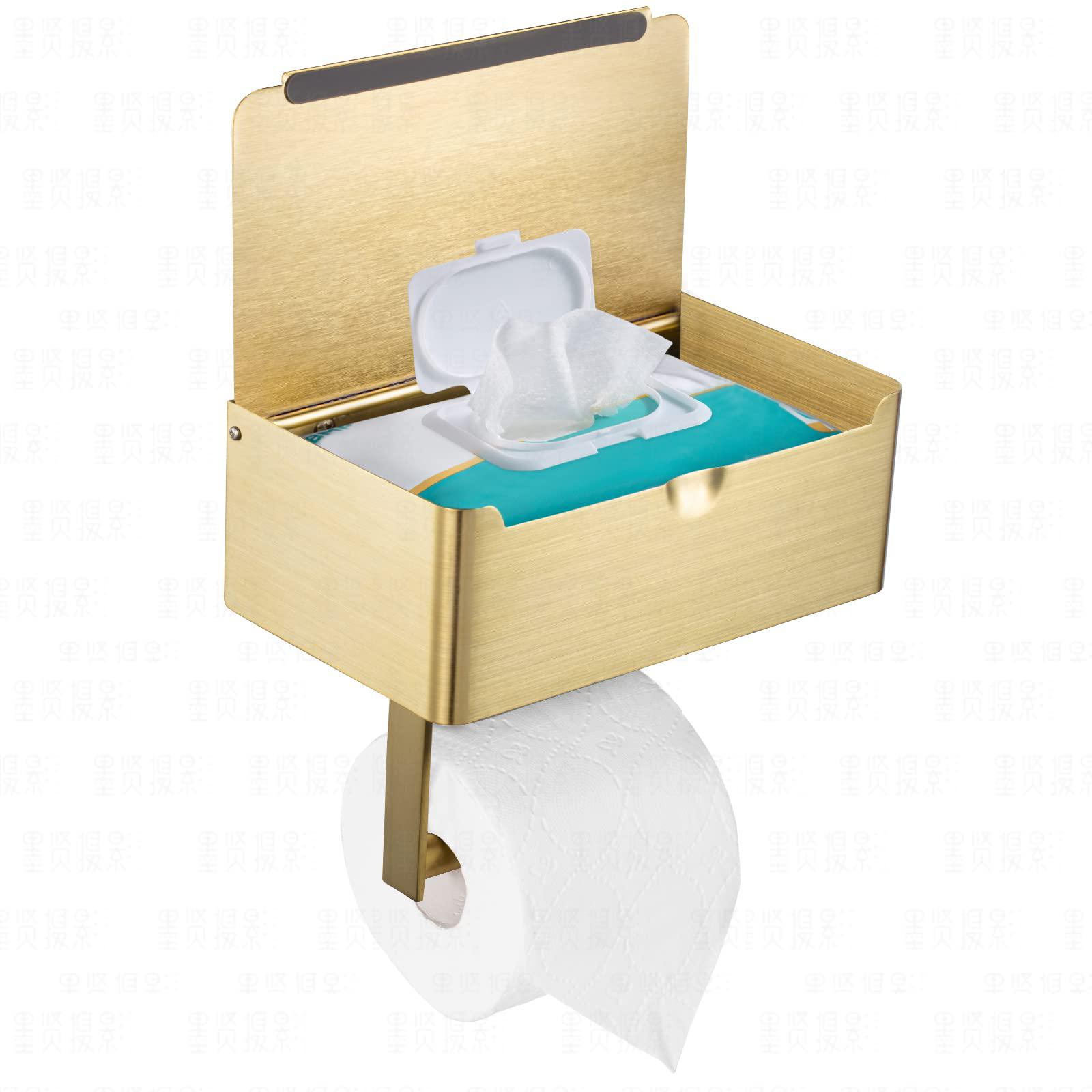 fuceoruy toilet paper holder with flushable wipes dispenser storage and