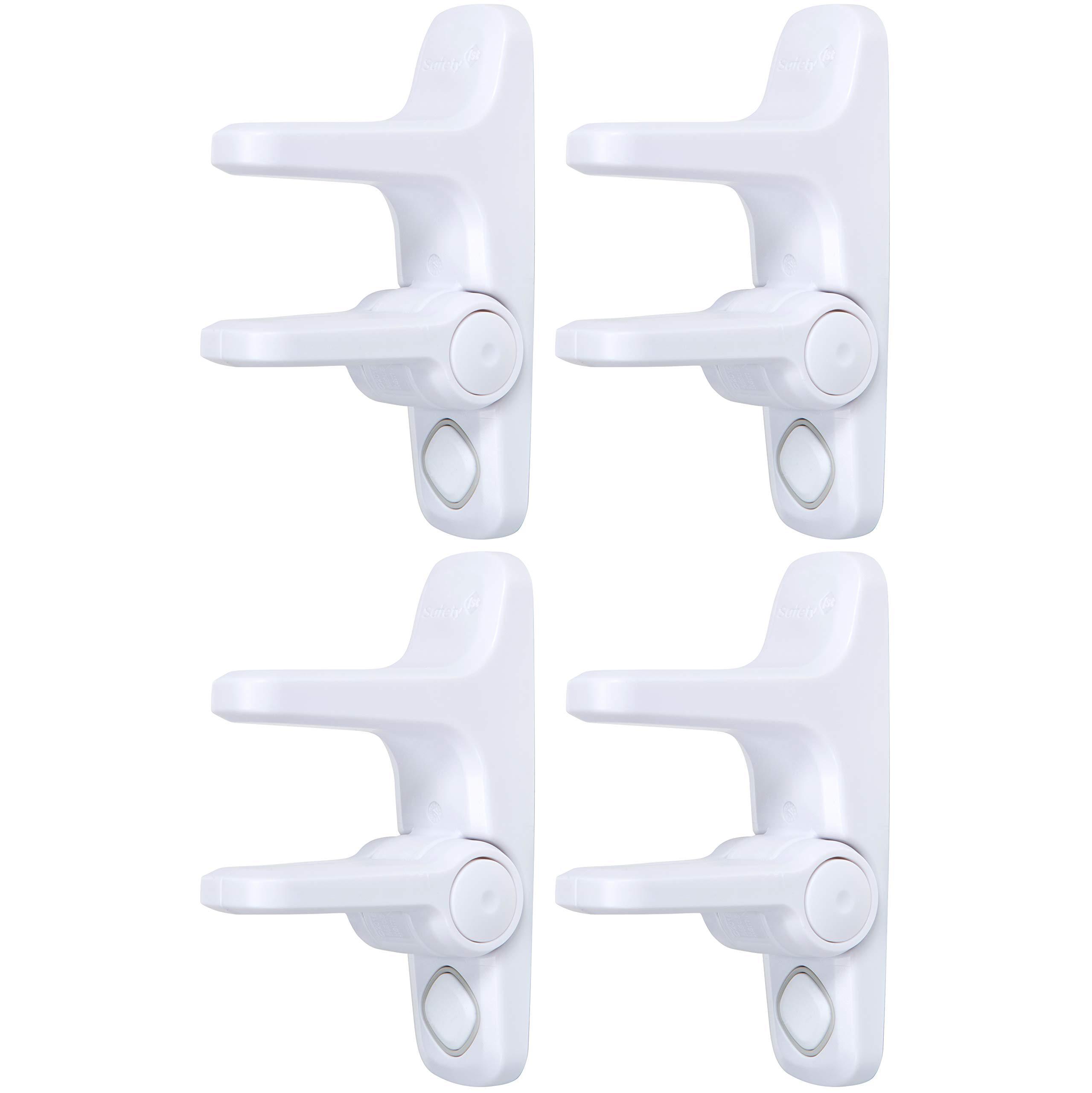 safety 1st outsmart lever handle lock, white, 4pk