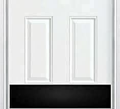 DON-JO p&l door solutions-architectural metal door kick plate (bk) black finish-10"x28"-for 30" width doors-wood&metal mounting-door